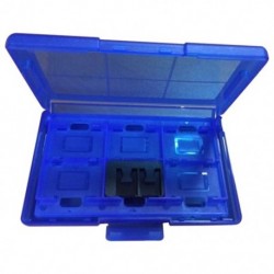 1X (12 az egyben műanyag védőtok, játékkártya tárolódoboz kapcsolóhoz - kék L0C7)