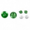 Golyógombok   PS4 vezérlő fém joystick-sapkák - zöld Z9D7