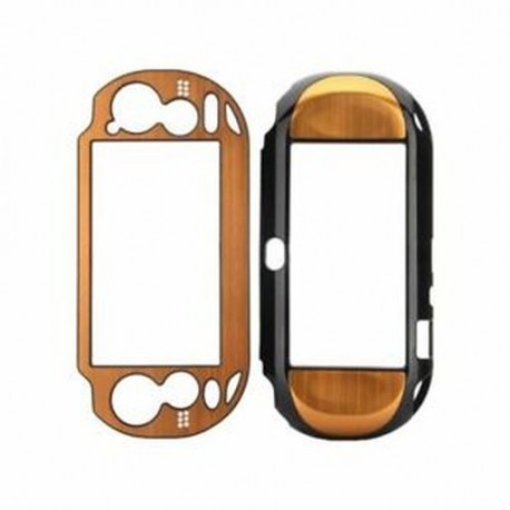 Alumínium fém védő kemény borítású tok Sony PS Vita PSV Golden M8A8-hoz