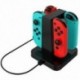 4 az 1-es USB töltőállomás Nintendo Switch Joy-con-hez, USB töltőállomás w8 J5T5-hez