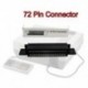 2X (72 tűs csatlakozó adapter csere része Nintendo NES játékkazettahoz B4S8)