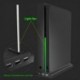 Függőleges állvány hűtőventilátorral az Xbox One X-hez, konzoltartó hűtő H6I1-vel