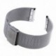 Szíj ezüst színű karkötő csere DIY 22 mm-es karórahoz D3P6 J2T3 I2C7