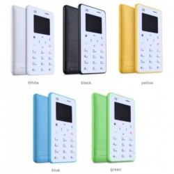 AIEK X6 Ultra vékony OLED Mini Pocket GSM Bluetooth kártya mobiltelefon