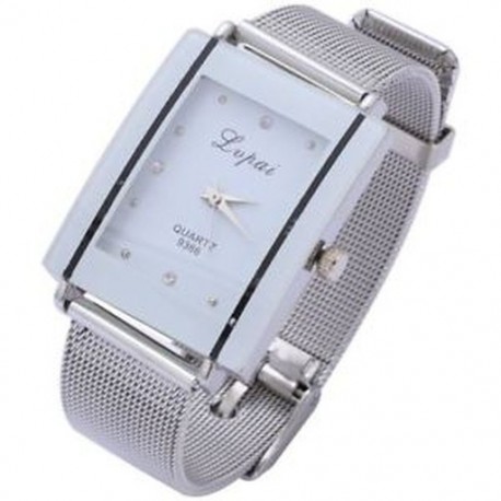Lvpai márkájú női karkötőóra ezüst négyzet alakú luxus kristály ötvözetű WristWa C1I6