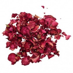 1X (1 zsák szárított rózsaszirom virág természetes esküvői asztalra Konfetti edény F2N8)