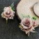 Rózsa virág selyem boutonniere fűző kiegészítők esküvői dekorációk Nude p K3P5