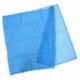 1X (Valances Tulle Voile ajtóablak-függöny drapéria panel (Kék-tó) N6R6)
