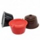 Y0U0 3 Pack Dolce Gusto újratölthető kávékapszula Újrahasznosítható kávéfőző szűrők