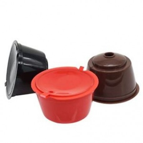 Y0U0 3 Pack Dolce Gusto újratölthető kávékapszula Újrahasznosítható kávéfőző szűrők