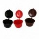 i cafilas 3 Pack Dolce Gusto újratölthető kávékapszulák Újrahasznosítható kávé Pod P4T9