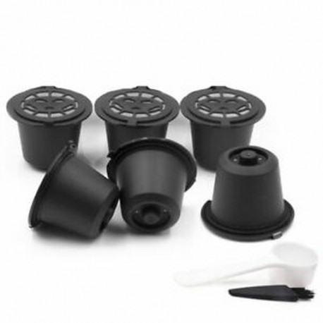 2X (i cafilas 6 újrafelhasználható Nespresso kapszula újratölthető kávékapszula-szűrő G2G9