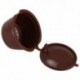 10 PCS újratölthető újrahasznosítható kávékapszula-szűrő a Nescafe Dolce Gusto Q2V9 készülékhez