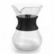 2X (öntsük át a sörfőző kinyitó aromáját papírmentes szűrővel és Carafe Elegant P3I4-vel