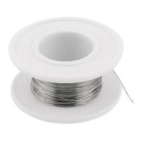 1X (Nichrome 80 0,2 mm 32-es méretű AWG 40M tekercs 29,72 Ohm / m fűtővezeték G7N5)
