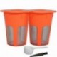2X (i cafilas Keurig 2.0 K-Carafe újrafelhasználható pótkávé szűrő a Keu N8Q8-hoz)