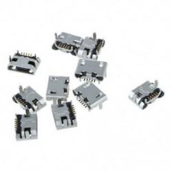 10 db B típusú micro USB aljzat 5 tűs aljzat csatlakozóaljzatának javítása, V6S1 rész