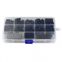 620pcs Dupont csatlakozó 2,54mm, Dupont kábel jumper huzal csap fejléc ház Z1L9