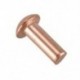 2X (100 db 3 * 8 mm-es, kerek fejű, szilárd réz szegecsek rögzítőelemek B5W7)