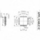 Tqfp48 Qfp48 a Dip48-hez 0.5Mm Pitch Lqfp48 a Dip48 programozó adapterhez Mcu T D4Y9