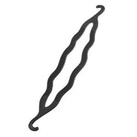 4 x hajlékony haj Twister Snare Loop hajszárító lófarok pigtail tartó X3U C3A1