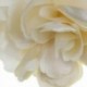 2X (női lányok szatén bazsarózsa virág hajcsat bross - bézs A2U1)