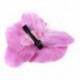 1X (női lányok orchidea virágos hajcsat - lila D4Q7)