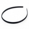 12 x 10 mm-es műanyag hajpánt ékszerek, fekete haj kiegészítők A2H4