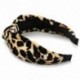 Leopard Twist Knot mintás fejpánt Édes Sifon nyomtatott hajpántos divat H M7F5