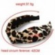 Leopard Twist Knot mintás fejpánt Édes Sifon nyomtatott hajpántos divat H M7F5