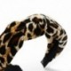 Leopard Twist Knot mintás fejpánt Édes Sifon nyomtatott hajpántos divat H M7F5