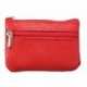 Piros - Női bőr, mini cipzáras érme, kulcstartó pénztárca, tok, ajándék pénztárca, piros M7J6
