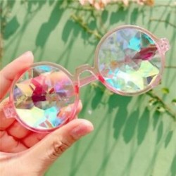 Rózsaszín Kaleidoszkóp napszemüveg - Trendi unisex viselet - E7Y6