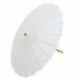 6X (Japán ázsiai hagyományos bambusz tánc napernyő esernyő Parasol 78cm Fehér N1N3)