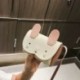 Kislány pénztárca Aranyos nyúl válltáska Mini Crossbody táska (fehér) K8K3