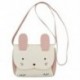 1X (kislány pénztárca aranyos nyúl válltáska mini kereszttest táska (fehér) N8G9