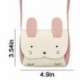 1X (kislány pénztárca aranyos nyúl válltáska mini kereszttest táska (fehér) N8G9
