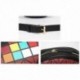 5X (női divat színes blokk fekete bőr fanny pack aranyos öv csomag derék G2G3