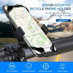 1x Kerékpár telefontartó iPhone XS Max 7 Samsung univerzális motoros telefontartóhoz