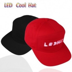 1x Divatos hűvös kalap LED DIY világító vízálló sapka utazás sport horgászat kemping túra