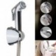 1x Fürdőszoba WC Kézi permetező zuhany Bidet permetező tömlő tartókészlet