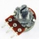 2db 500K Ohm B500K Knurled tengely lineáris forgókeret potenciométer