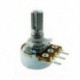 2db 500K Ohm B500K Knurled tengely lineáris forgókeret potenciométer