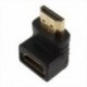 HDMI a M / F csatlakozó hosszabbító adapter csatlakozója HDTV HDCP 1080-hoz