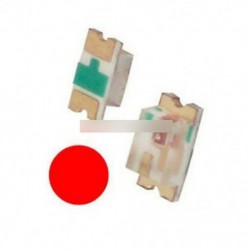 100db SMD SMT 0603 sorozatú LED Super ultra fényes piros szín fény DIY lámpa