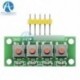 5Pin 1x4 4 gombok Billentyűzet próbapanel modul Arduino DIY
