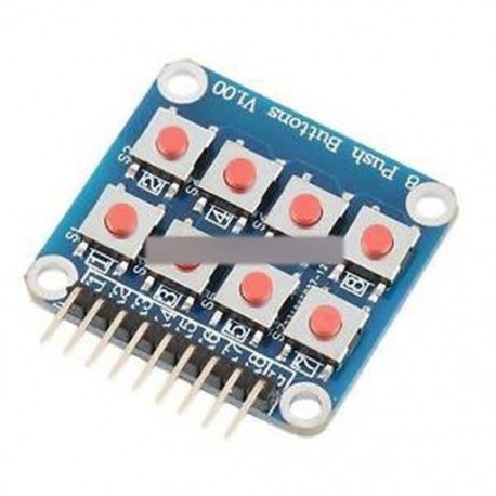 Matrix 8 Keypad Keypanel panel Module 8 Button Tactile Switch for Arduino