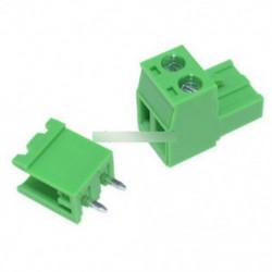 5db KF2EDGK KF-2P 2PIN jobb oldali dugaszoló csatlakozó 5.08 mm-es csatlakozás