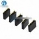 20db 1x4 Single Row 4 pin Pitch 2.54mm PCB aljzat fejléc