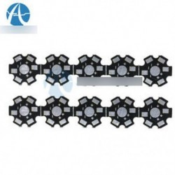 10db 20MM 1W 3W 5W magas teljesítményű LED univerzális alumínium lemez hőmelegítő fekete